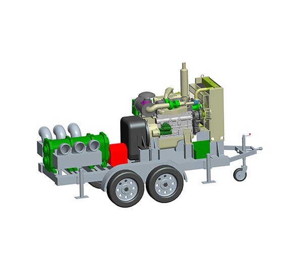 防汛抗旱移動式泵